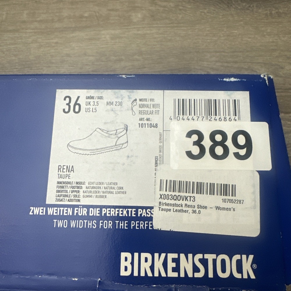 Size 5 EU 36 Birkenstock Rena Taupe Brown - Picture 7 of 7